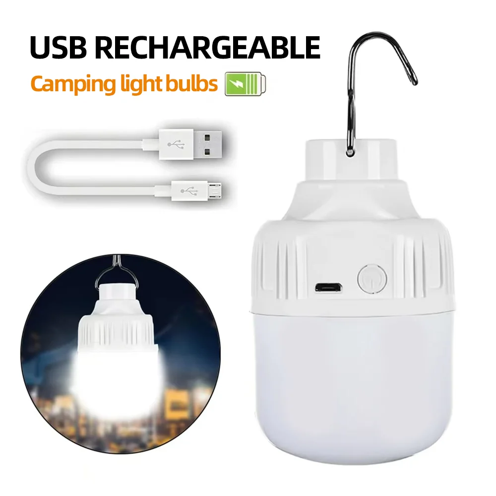 USB Rechargeable LED Camping Light – Portable Multifunction Tent & Emergency Lamp 4