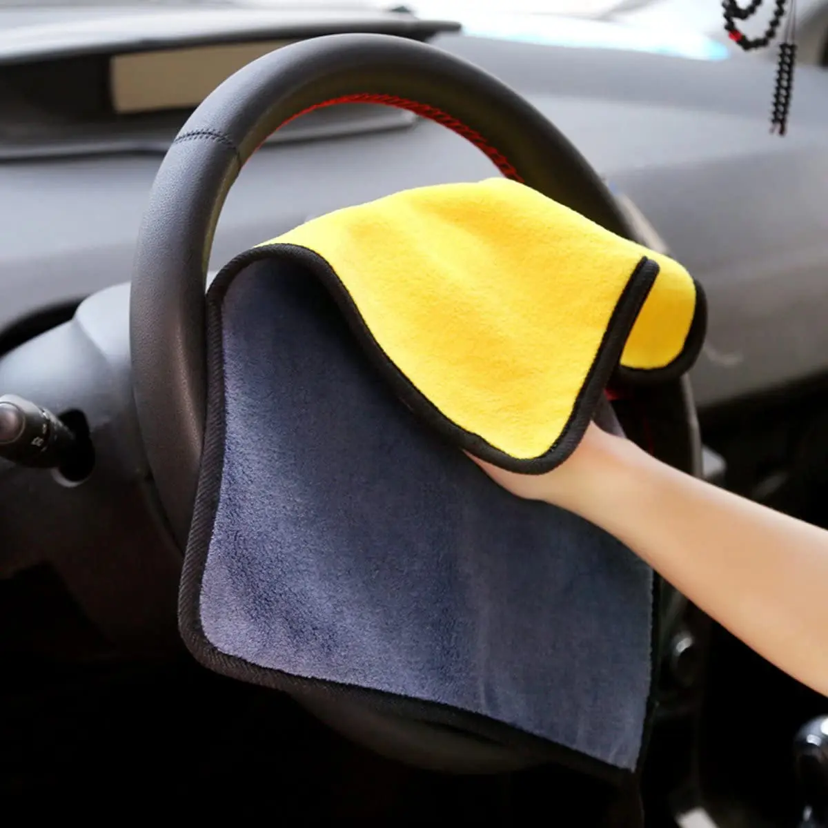 

Car Wash Microfiber Towel Super Absorbent Car Cleaning Drying Cloth Hemming Car Care Cloth Detailing Car Wash Towel 30x30/60CM