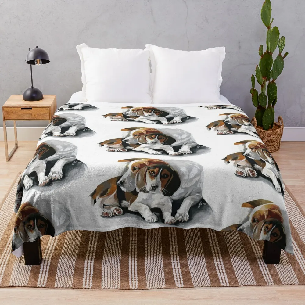 

Beagles - Digital Throw Blanket Tourist Large bed plaid Thins Moving Blankets
