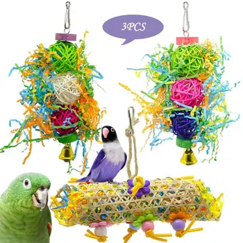 Colorful Parrot Foraging Toy Set 1