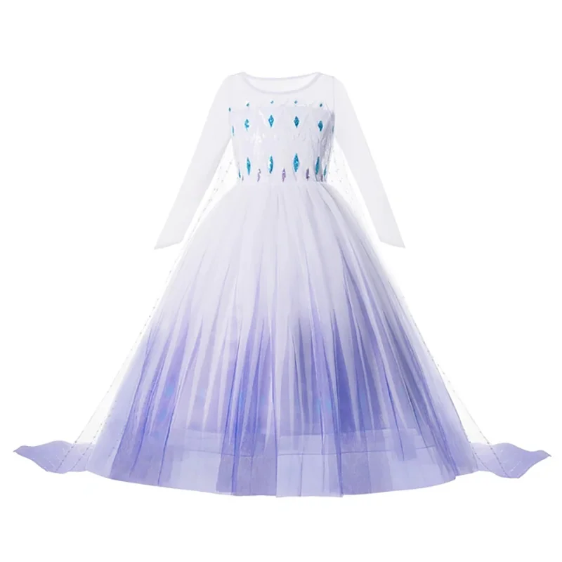 thumbnail image 1 of Disfraz de princesa para niña, vestido de fiesta de carnaval, Rapunzel, Cenicienta, Elsa, Bella, ropa de cumpleaños, 1 of 5