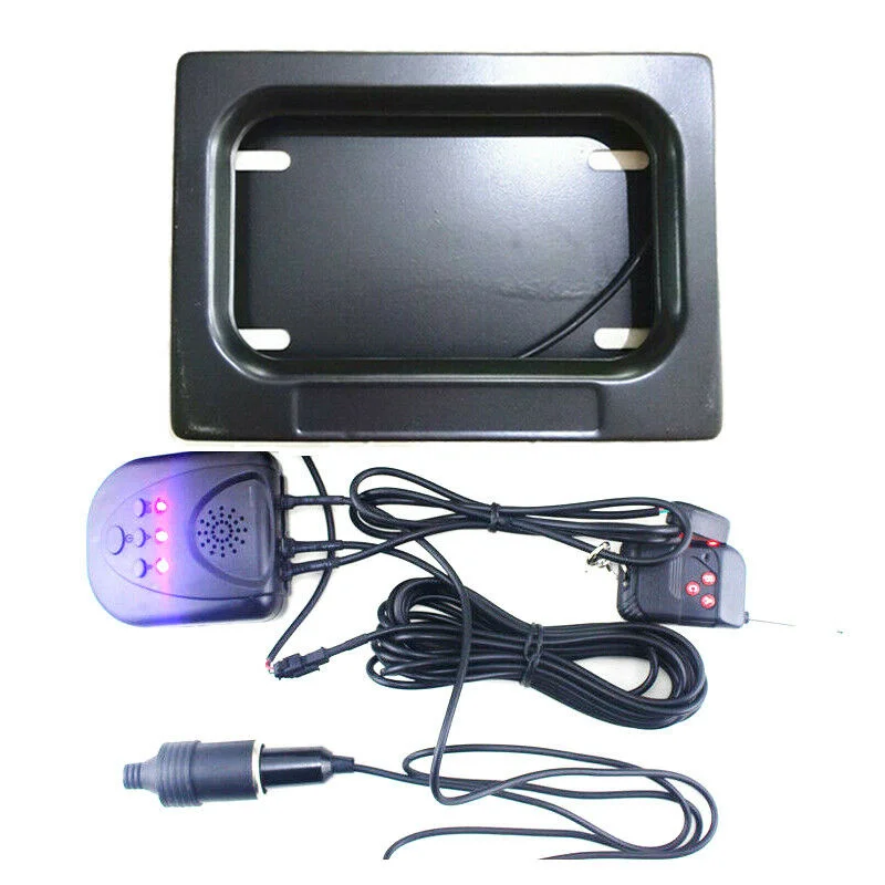License Plate Frame Set Motorcycle Hideaway Shutter Cover Electric Stealth License Plate