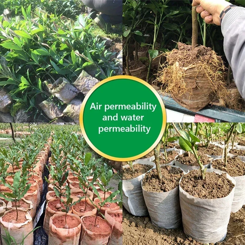 200 Bolsas De Cultivo No Tejidas Para Semilleros | 5,5 X 11,5 Cm | Ecológicas Y Biodegradables | Trasplante Directo | Para Vivero Y Huerto Urbano
