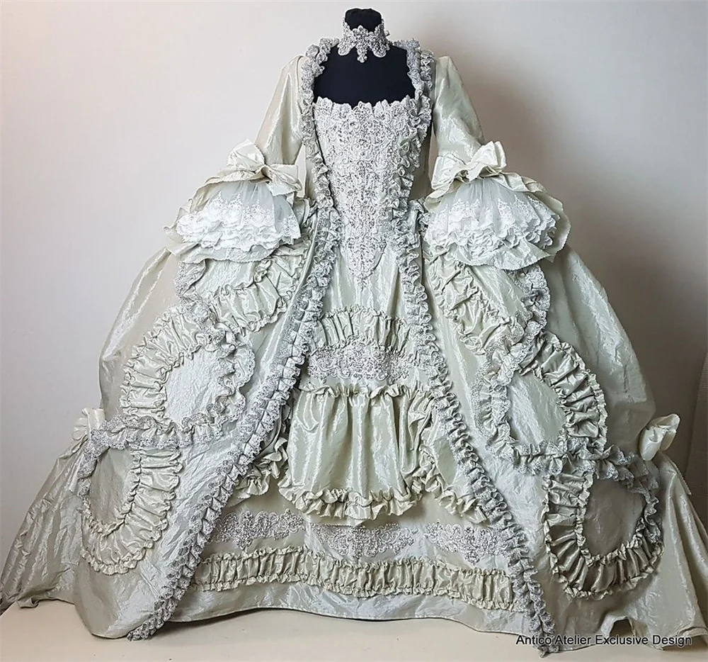 18th Century Victorian Rococo Court Queen Charlotte Costume Georgian Ball  Gown | eBay