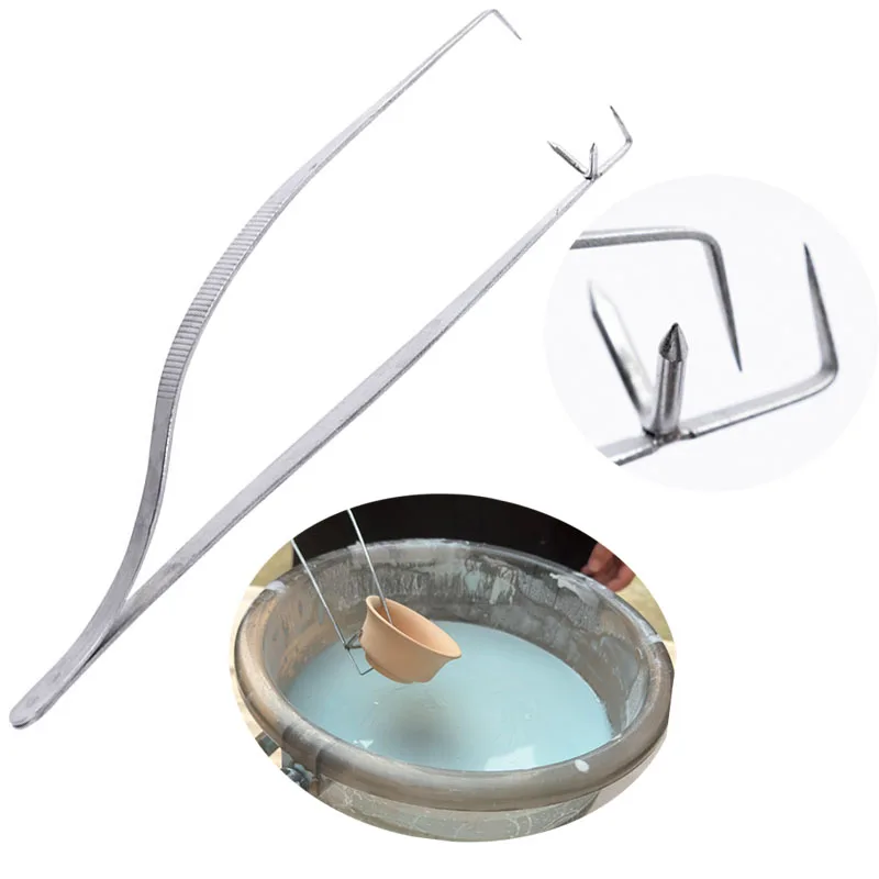 Stainless Steel Immersion Glaze Holder for Pottery Enthusiasts