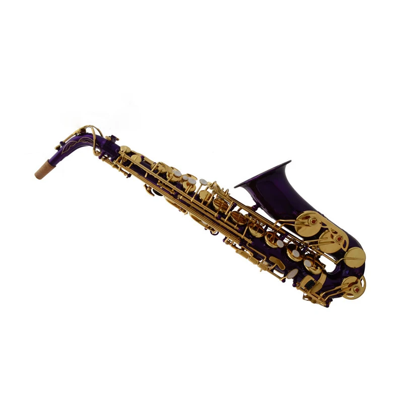 

Purple E-flat alto saxophone High-grade professional saxophone SAX