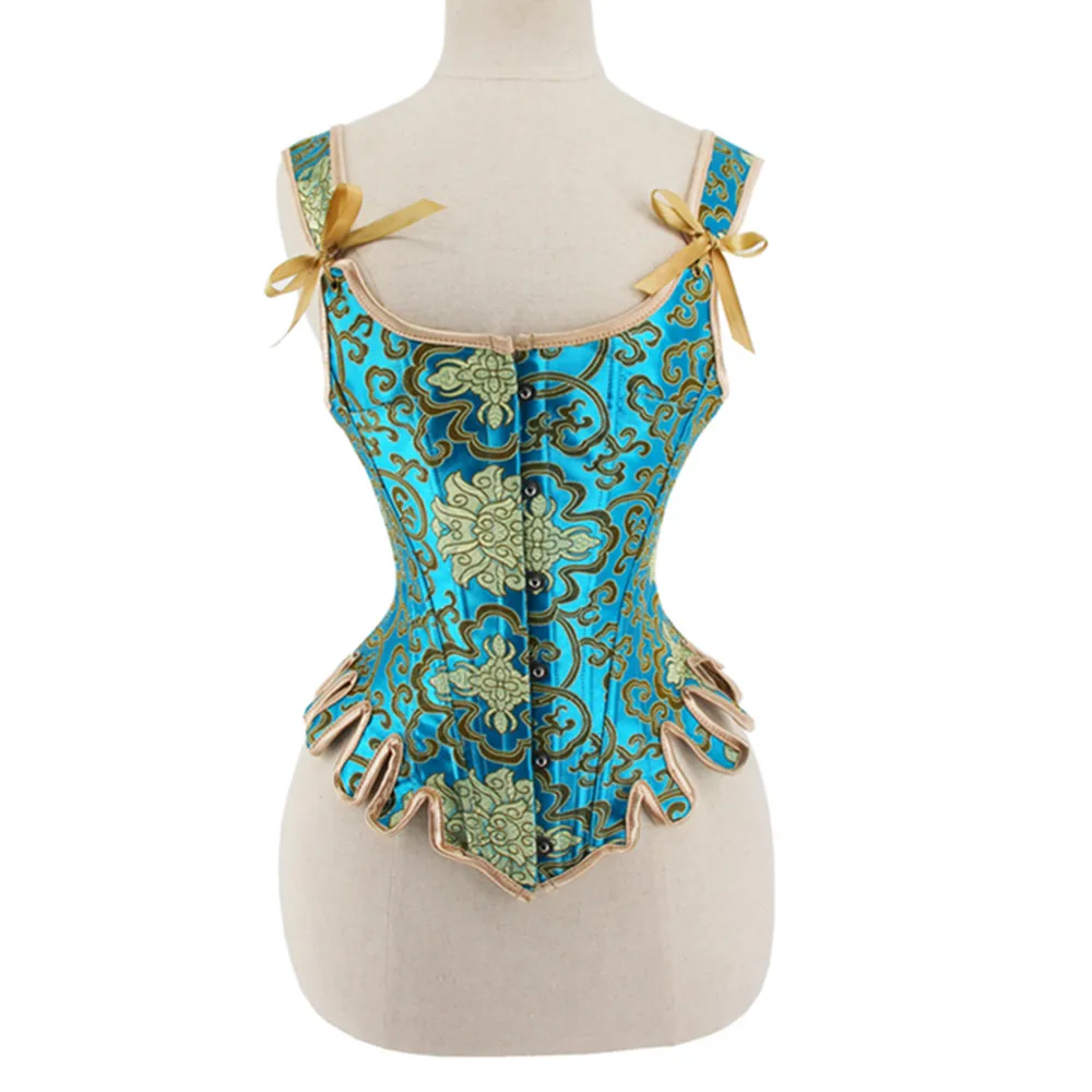 Renaissance Corset Bustier Top Vintage Steampunk Clothing Women ...