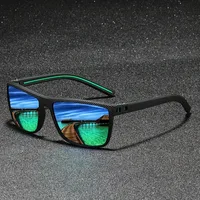 Lunettes de soleil carrées vintage tendance pour hommes et femmes, de marque, pour la conduite et la pêche 5