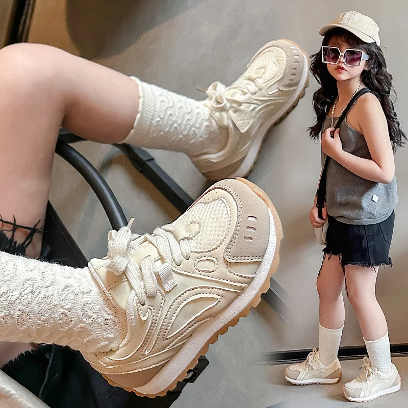 Spring New Korean version Huafu Forrest Gump shoes for girls, niche sports shoes for boys, casual soft soled white sneaker