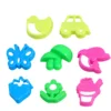 8pcs Play Sand Molds Beach Sand Toys Set Sand Tray Toys Sand Molds Set for Kids(Flower Butterfly/ Random Color) 6