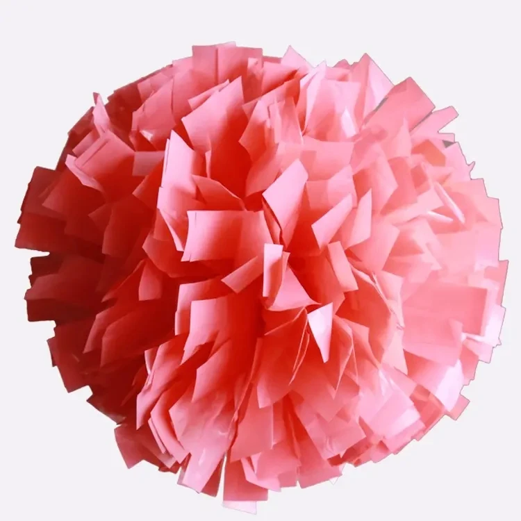 1piece,Dual-Head Baton Handle, Plastic Pom Pom, Color
