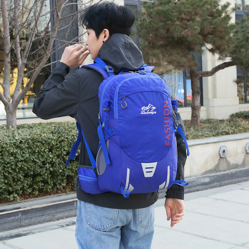 30 Liter Backpack For Men Durable Back Pack Male Outdoor Camping Mountaineering Sackpack Youth Hiking Backbag