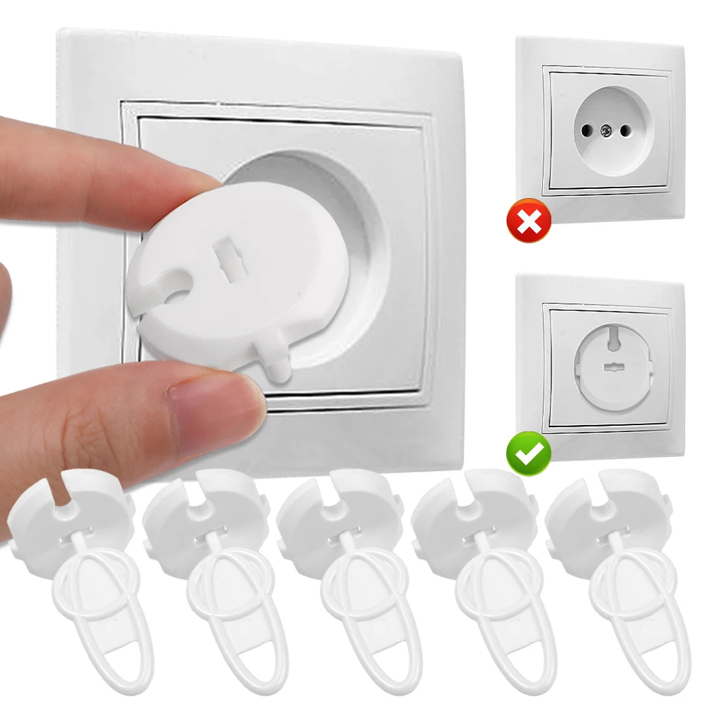 Key Socket Power Protective Cover Power Switch Safety Protective Outlet Guard Locks Anti Electric Kids Safety Supplies