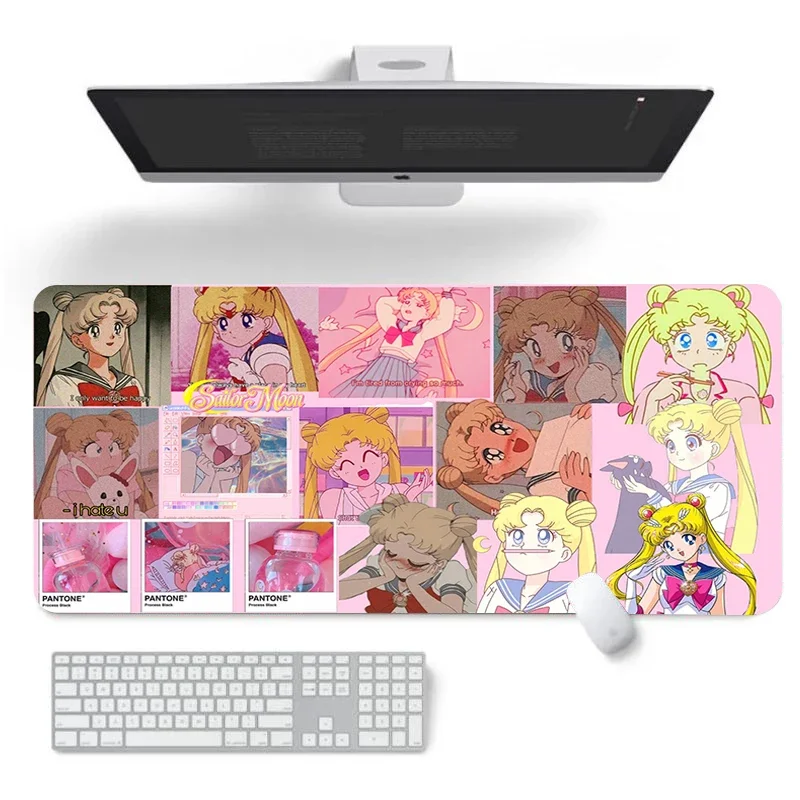 

Xxl Mousepad Gamer 900x400 Sailor Moon Keyboard Gaming Mats Mause Pad Mouse Pads Computer Tables Deskpad Table Mat Deskmat Desk