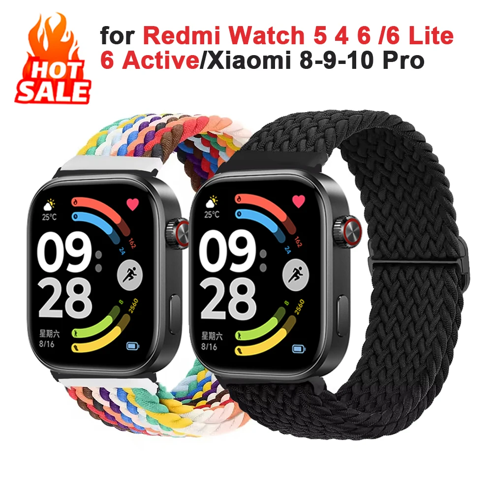 Breathable Sport Nylon Loop Strap Bracelet - Universal Smartwatch Accessory