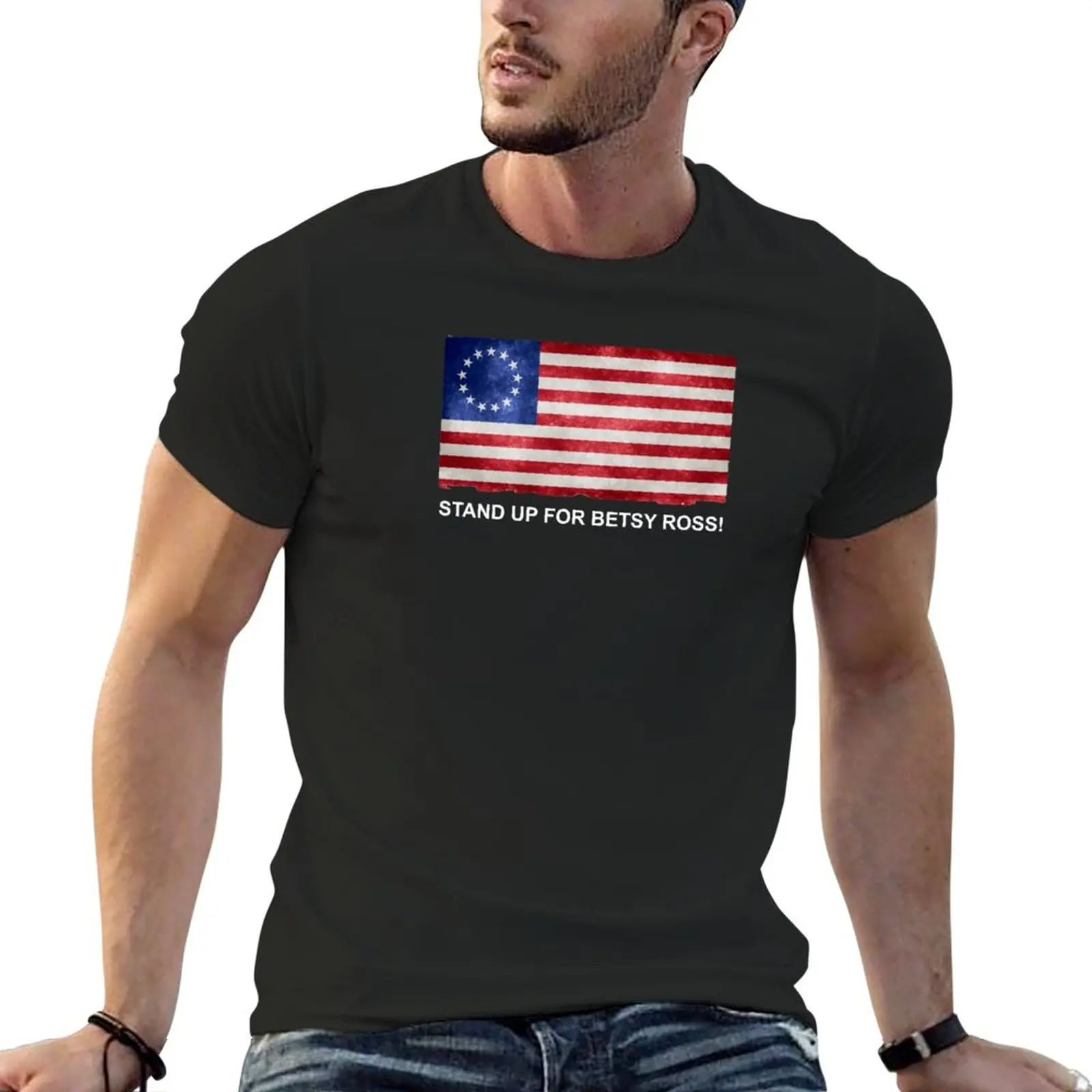 Rush Limbaugh Betsy Ross Flag, Bound Up For Betsy Ross 1776 T-Shirt Felpe T-Shirt Oversize Tees Abbigliamento Uomo