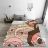 Labubu Blanket Multi-size Cozy and Lightweight Cartoon Throw Blankets for Couch Sofa and Bed 3