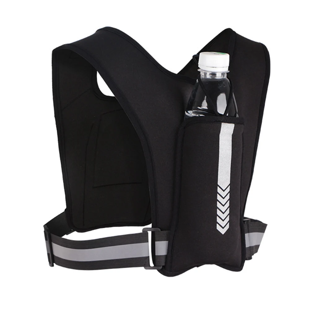 Sport Vest Phone Bag Reflective Cycling Backpack Multifunctional Sports Phone Chest Pack Lightweight for Outdoor Cycling Hiking 4