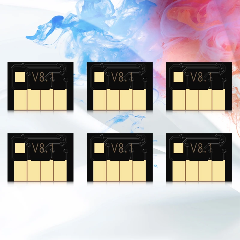 HP727 Cartridge Chip New Upgrade HP 727 Chip For HP DesignJet T920 T930 T1500 T1530 T2500 T2530 Printer 300ml Each Color