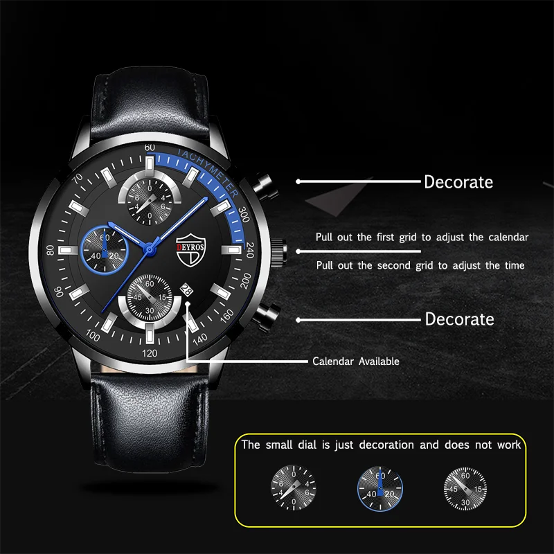 Рисунок 2 - часы мужские Роскошные модные мужские