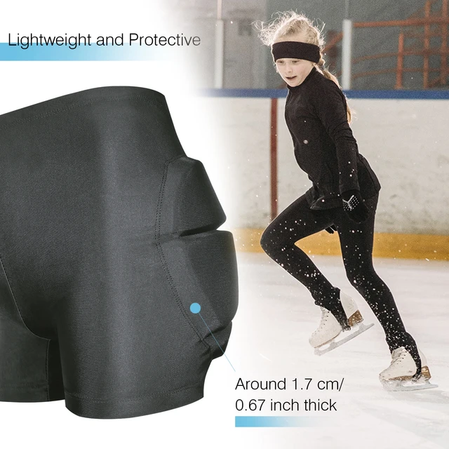 Protective Padded Shorts For Kids - 3d Hip, Butt, And Tailbone