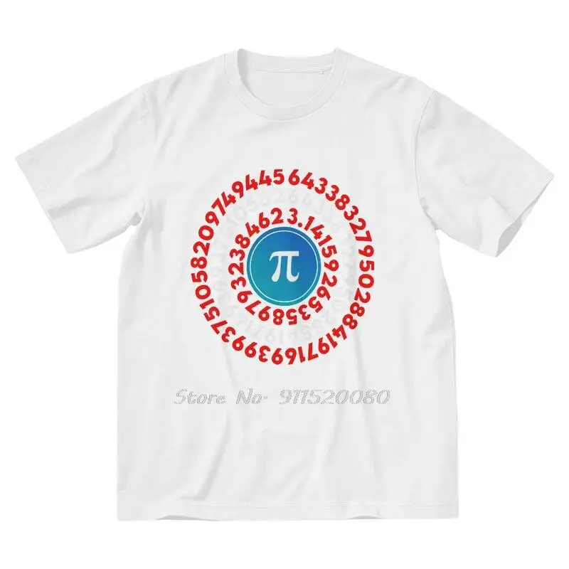 Pi Tag T Hemd Männer Baumwolle T-shirt Mathematik Symbol Mathematik Geometrie Physik Wissenschaft Tees Neuheit T-shirt Geschenk Streetwear Harajuku – Detail 6