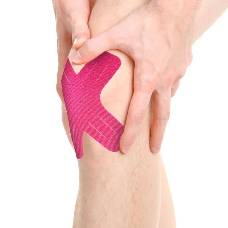 TAPE SPORTIVO, NASTRO Kinesiologico 5X5 CM, Blu E Rosa, Impermeabile Ed