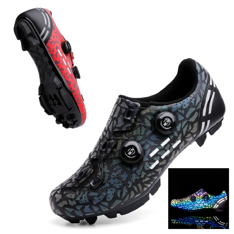 Cycling MTB Shoes Flat Pedal Bicycle Shoes Mountain Cycling Self Lock Clip Cleat Spd Speed Bike Footwear Men,cycling shoes