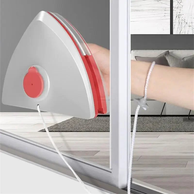 Magnetic Window Cleaner Brush Double-Side Automatic Water Discharge Wiper Glass Window Brush Cleaning Household Tools Cleaning