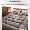 Japanese Futon Mattress Floor Roll Up Folding Soft Toppers Comfortable Tatami Mat Sleeping Pad For Twin Full Queen King Size Bed 6
