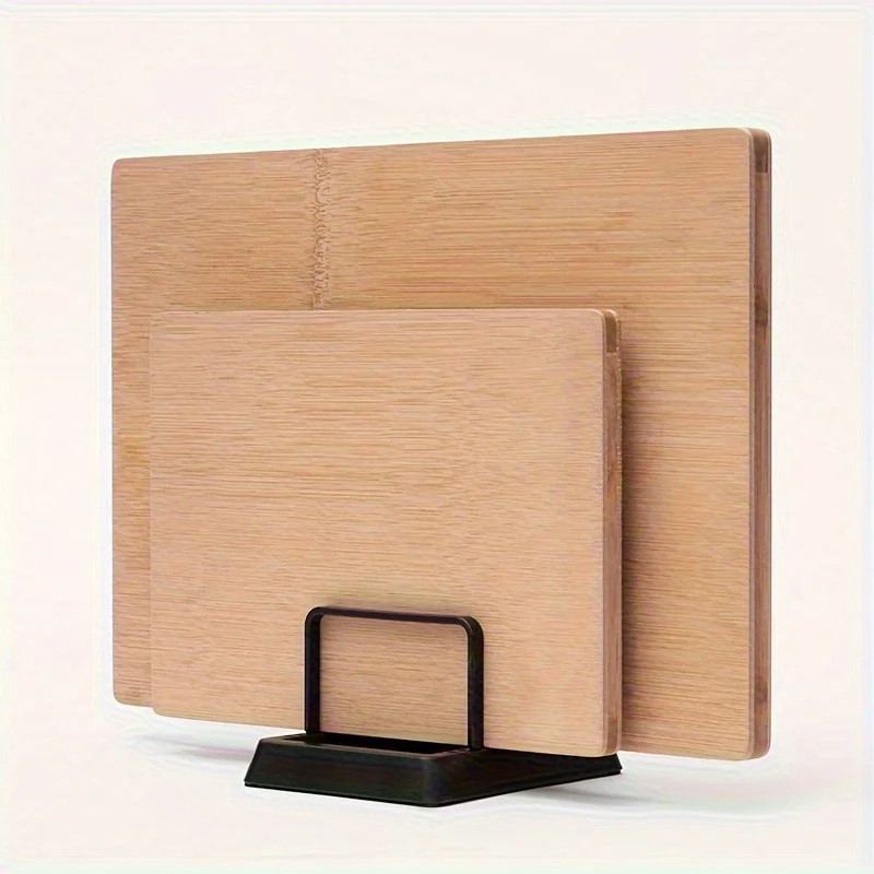 3-in-1 Kitchen Organizer Rack:Space-Saving Drying Storage Tray for Pots,Pans,Lids & Cutting Boards- Durable Countertop Organizer