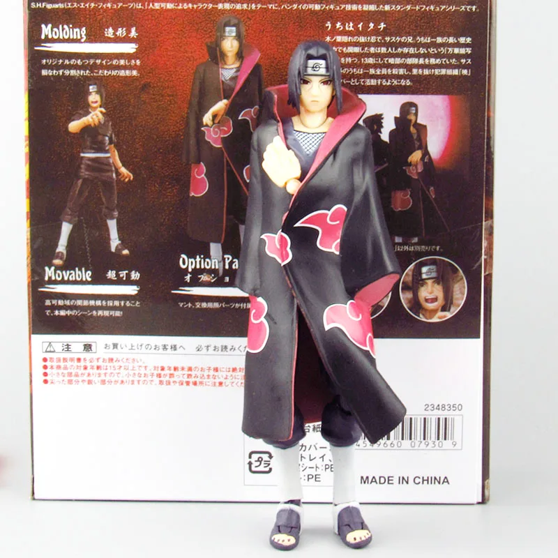 

Anime Naruto SHF Shippuden Uchiha Itachi Articulated Joints Moveable PVC figure Model Toys Children Gifts