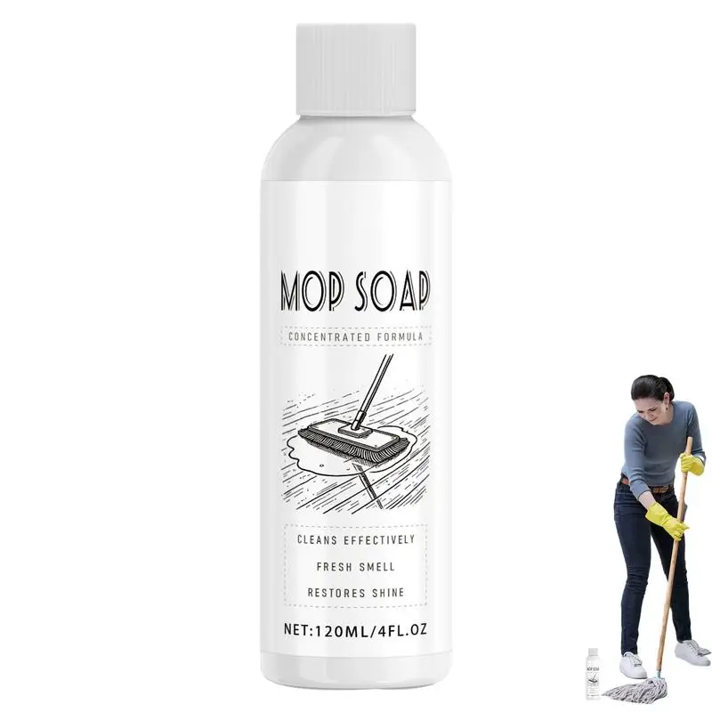 120ML Floor Cleaning Solution Mop Cleaning Soap Pet-friendly Mop Cleaner Soap for Home Multi-purpose Cleaner Liquid