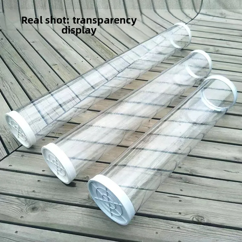 Thiened Sl High Defn Transparent Fiing Bobber Tube Clear Fiing Gear Large Size Floating Indior Cylinder