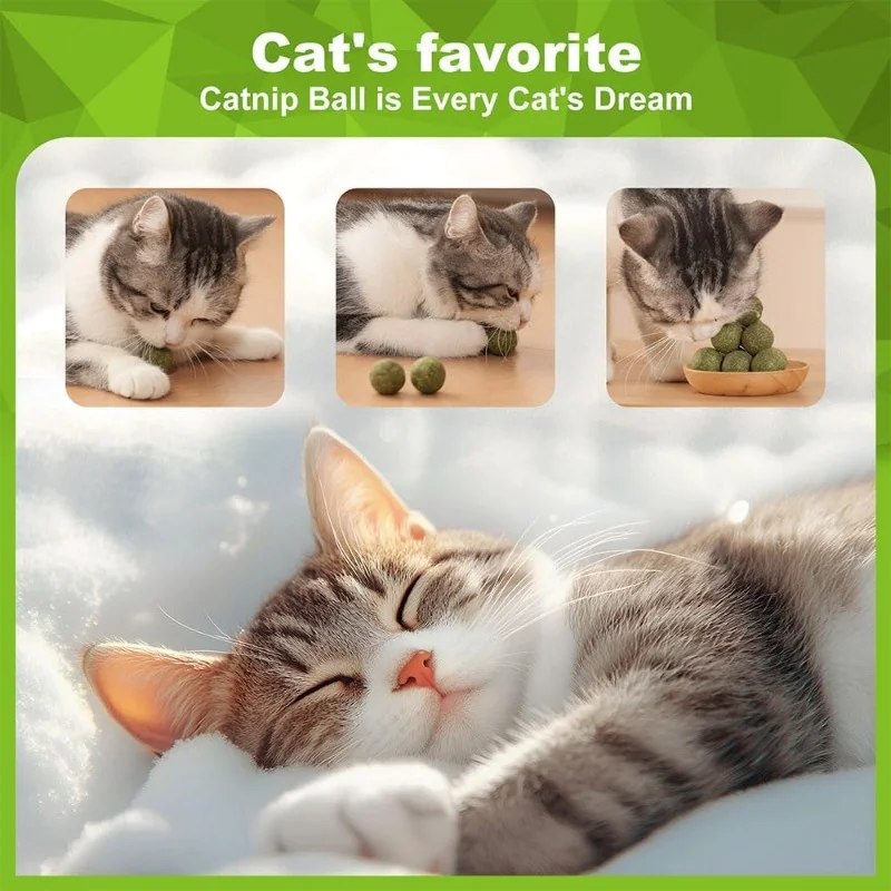 5/10/20Pcs Natural Catnip Balls 5