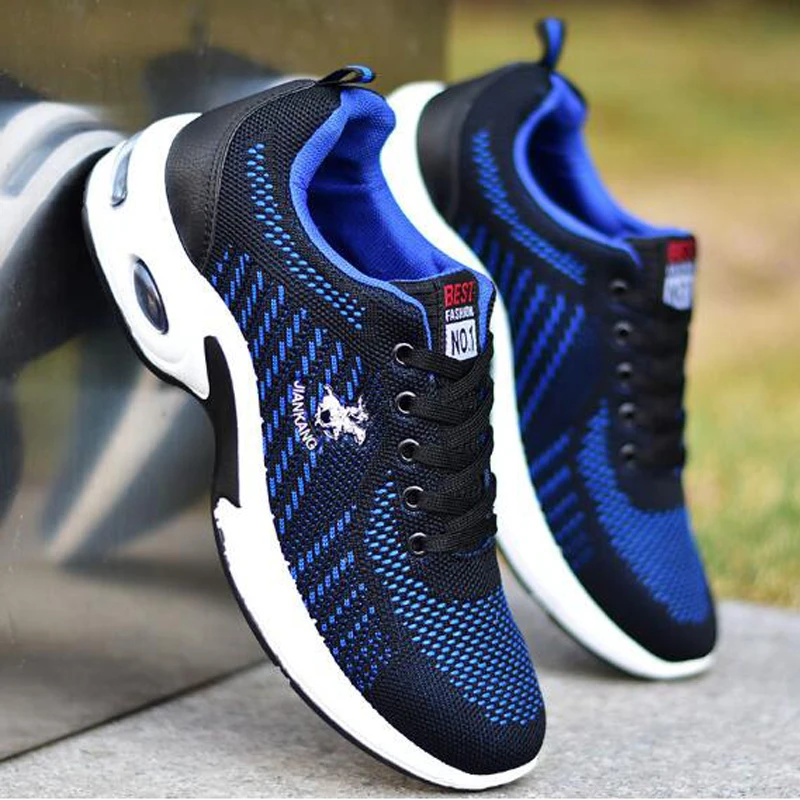 Heel boos klein beest Spring autumn fly woven sports shoes men's breathable casual shoes new  trend net surface running shoes uomo sportive H586| | - AliExpress