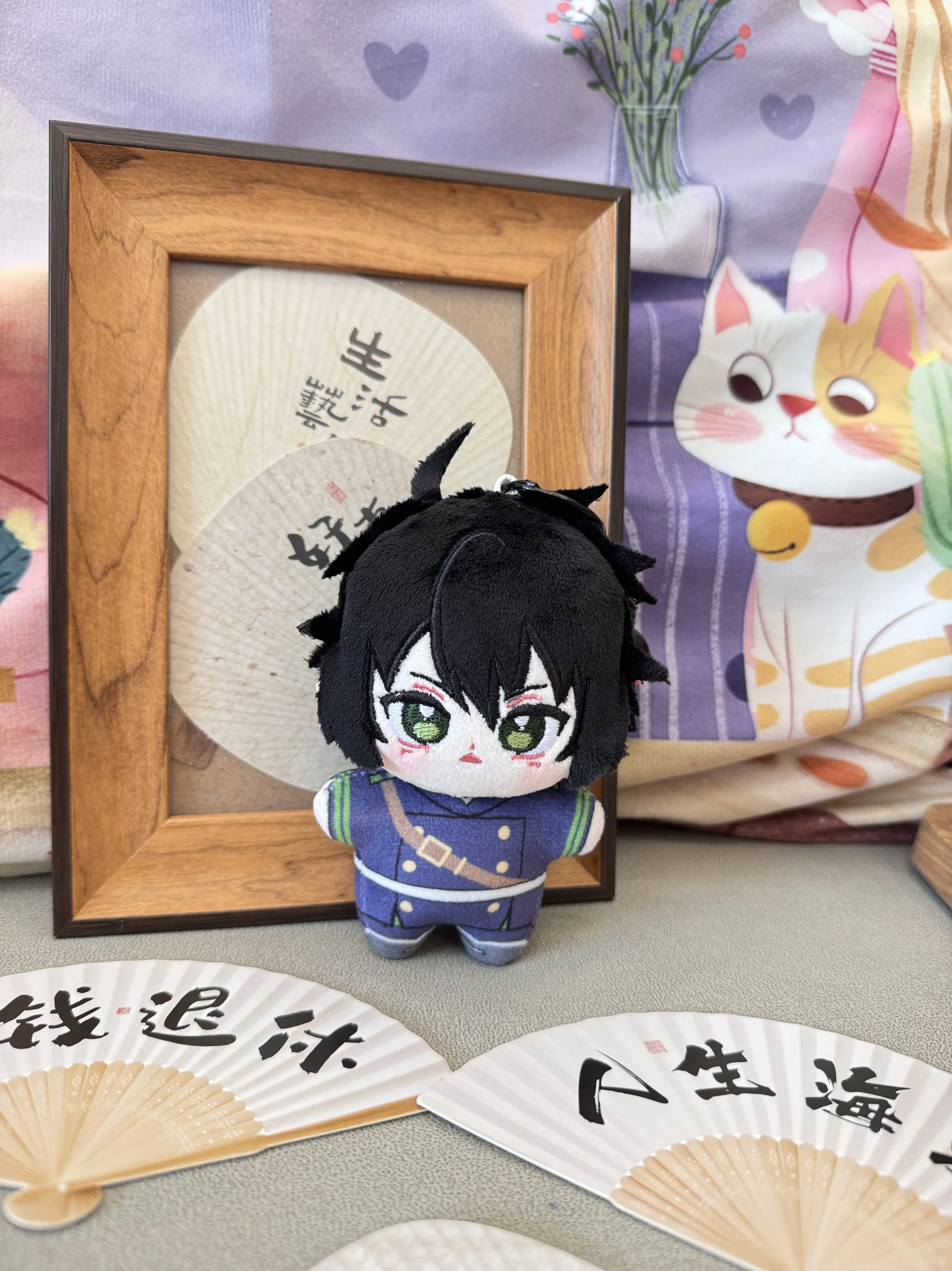 Seraph of the End Mikaela Hyakuya Cosplay Anime Plush 10CM Cute Stuffed Body Plushie Cartoon Pendant Ornament Birthday Gifts