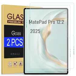 Premium Scratch-Proof Tempered Glass Screen Protector (2-Pack) for Tablets - High Definition Hard Cover (2P-MatePad Pro 12.2)