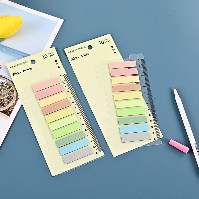 200 Sheets Colorful Sticky Notes Memo Pad Self Adhesive Label Index Tabs Bookmarks Notepad School Office Stationery Supplies - 5