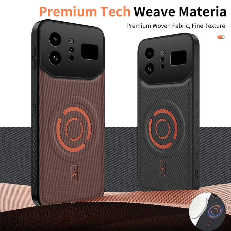 High-End Fabric Magnetic Phone Case - Premium Protection & Style