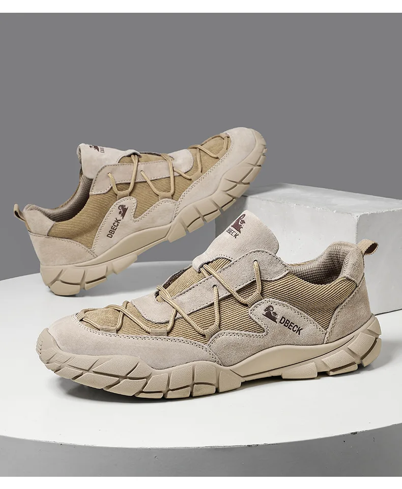 Genuine Leather Men's Casual Shoes Outdoor Breathable Non-slip