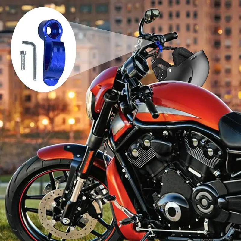 Motorbike Luggage Holder Support Helmets Moto Helmets Hook Hanger Adjustable Aluminium Alloy Bracket For Motorcycles Accessories