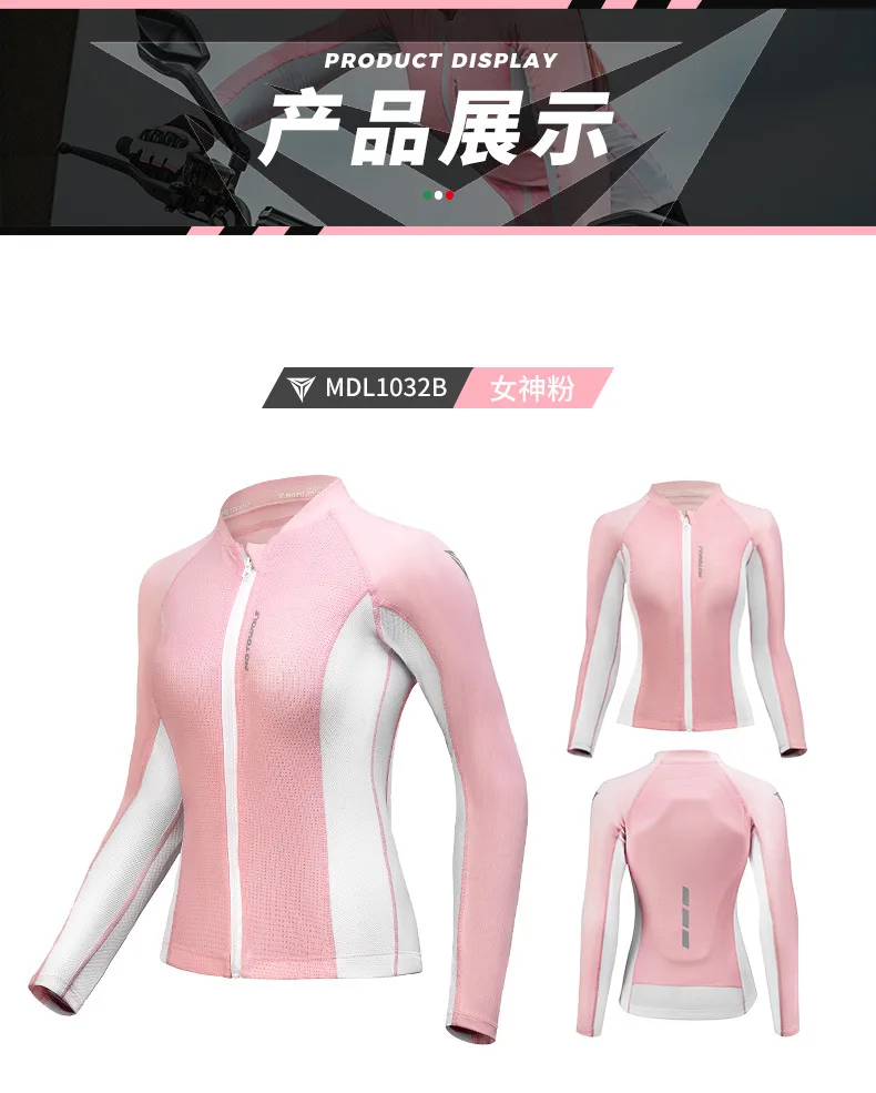 Breathable Motorcycle Armor Jacket Anti Fall Motorcycle Soft Armor Summer Motorbike Riding Protective Jacket For Women