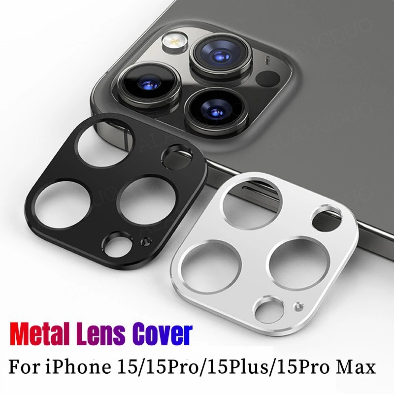 Copriobiettivo In Metallo Per Iphone 15 14 Pro Max Anello Di Protezione Per Fotocamera In Metallo Per Iphone 14 Plus 15 Plus 15Pro Max Copriobiettivo
