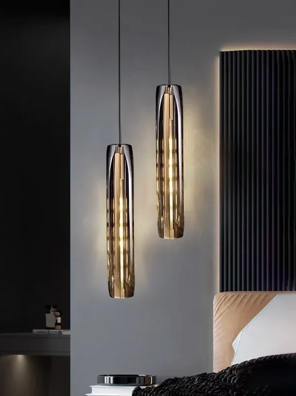 

All copper light luxury crystal chandelier designer personality art bar restaurant bedside modern simple luxury small chandelier
