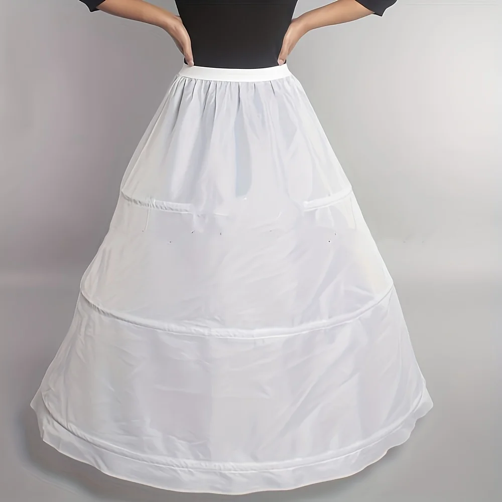 Weißer Reifen/Reifenlos/Meerjungfrau/Fischschwanz-Braut-Petticoat, Krinoline-Unterrock für den Abend, Abschlussball, Quinceanera, besonderes OCcasion-Kleid – Detail 9