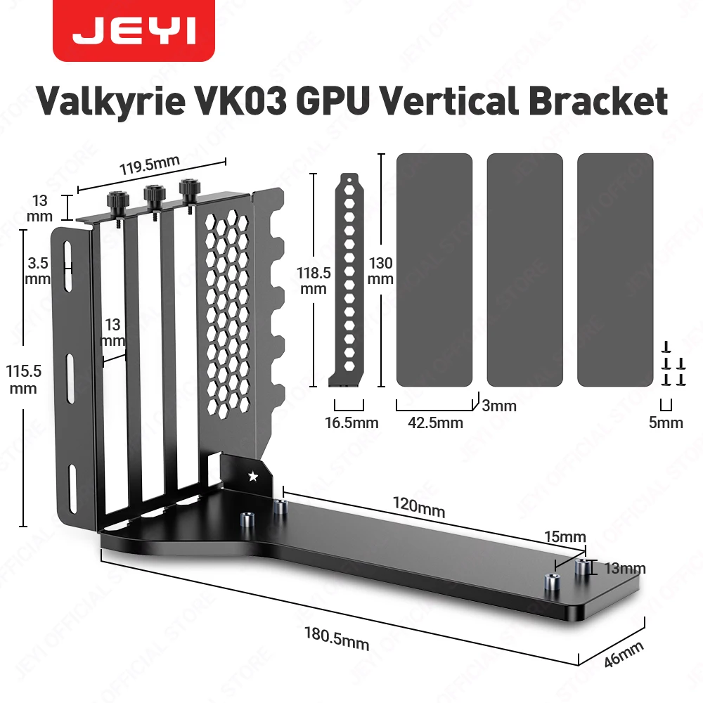 JEYI PCIe 5.0 Riser-Kabel, 64 GB/s Grafikkarten-Verlängerungskabel, kompatibel mit RTX5090, RTX4090, RX8900, RX7900, WRX80/WRX90E – Detail 16