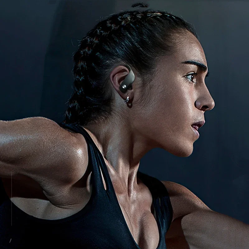 Bluetooth Headphones True Wireless Earbuds 1 NVAHVA Bluetooth Headphones True Wireless Earbuds Ear Hook Sports Headsets TWS Bass Gaming Earphones with Mic IPX5 Waterproof bluetooth headphones,bluetooth headset,wireless earbuds