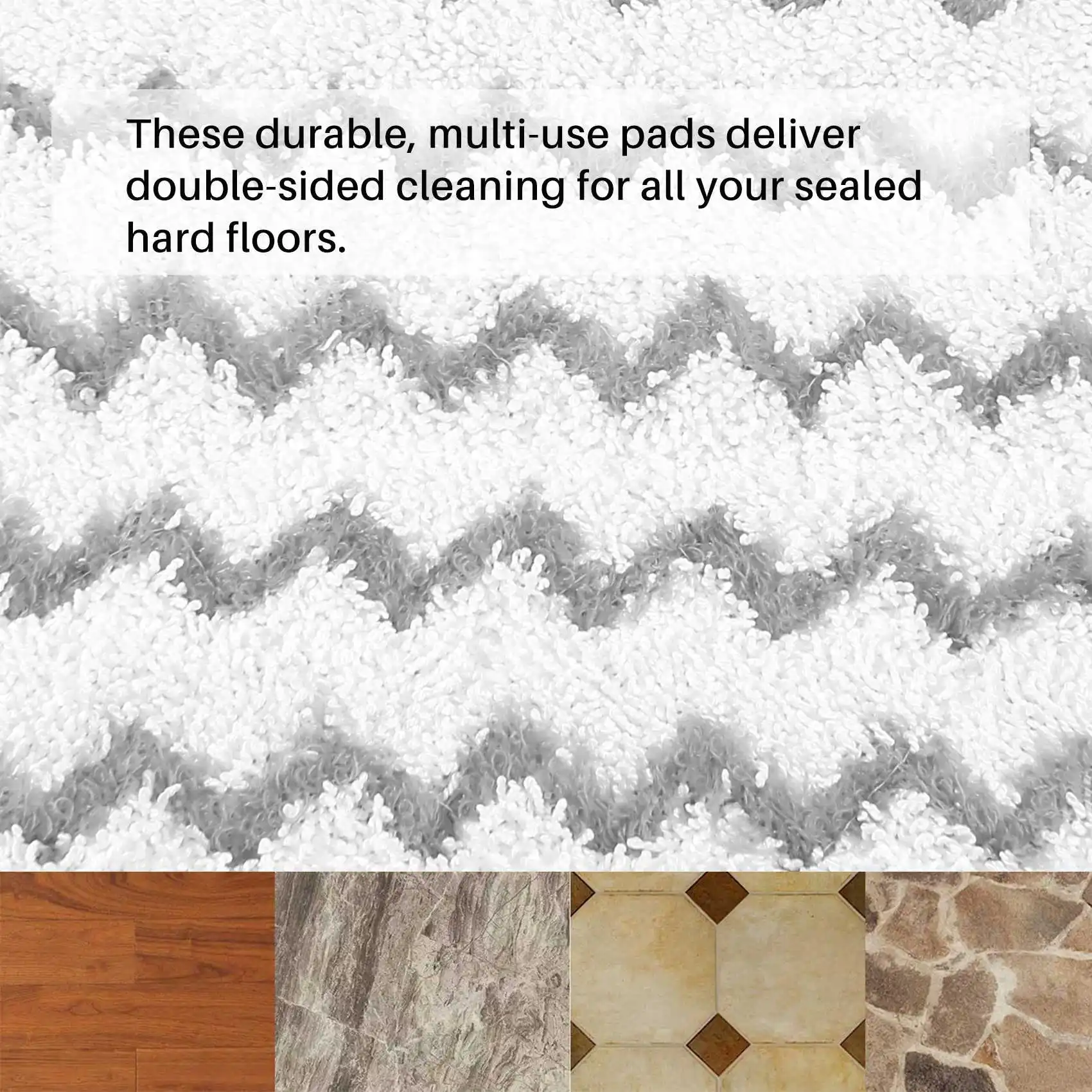 2 Pack Steam Mop Replacement Pads for Shark Steam Mop S1000 S1000A S1000C S1000WM S1001C Vacuum Cleaners