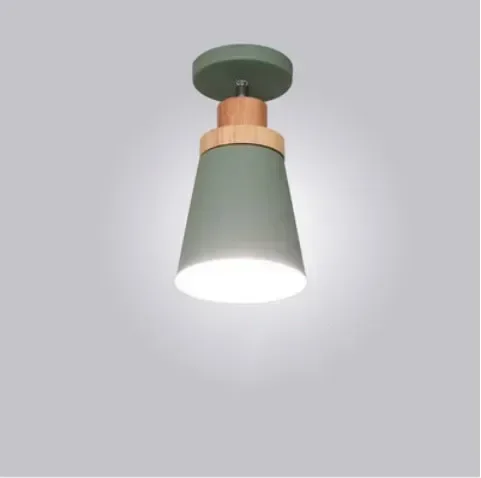 Nordic Simple Macaron Solid Wood Aisle Lamps Ceiling Lamps Restaurant Bar Table Lamp Porch Corridor Balcony LED Lamp Hot Selling